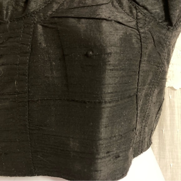 Silk Bustier Corset Halter Top Camisole - Picture 9 of 11